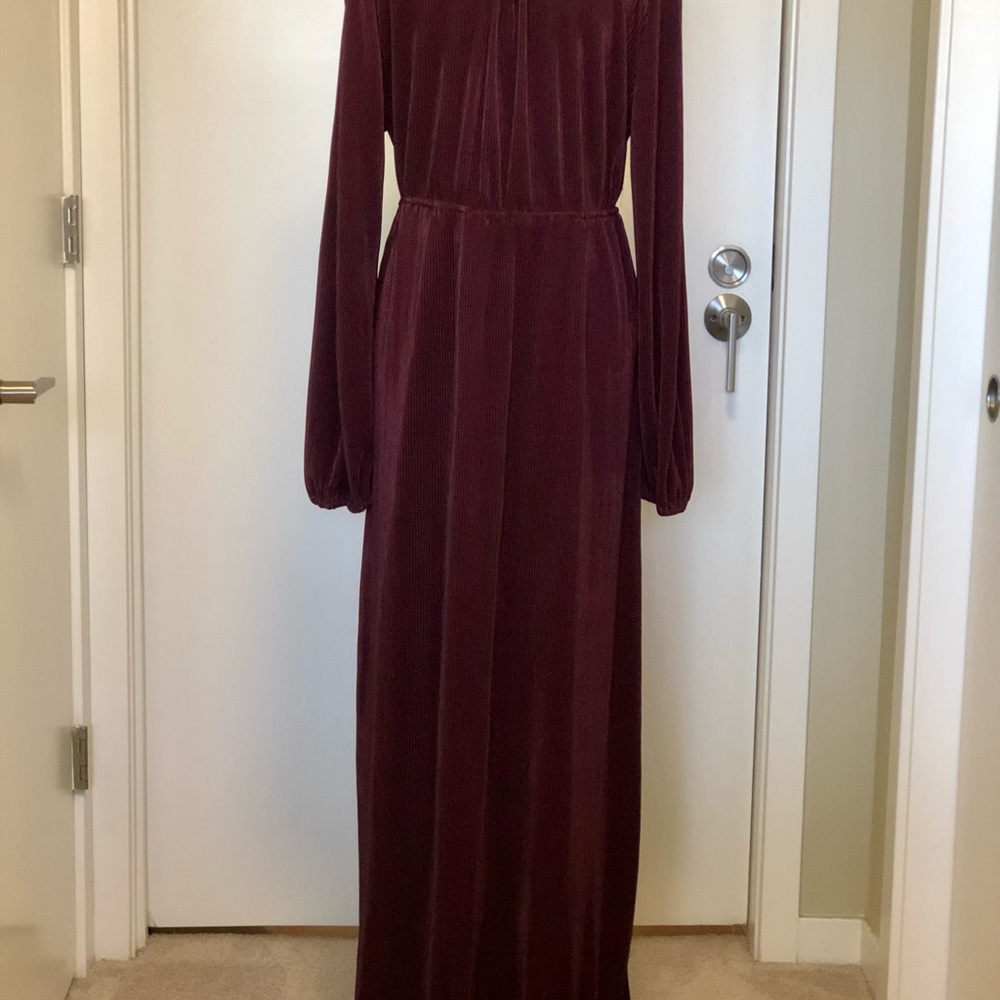 Baltic Born Venus Mulberry Pleated Maxi